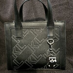 Karl Lagerfeld studded mini tote bag